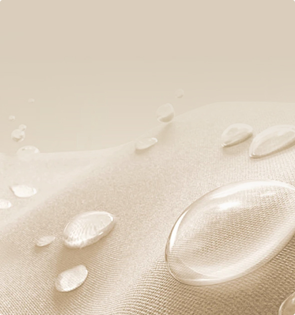 High-density water-repellent fabric